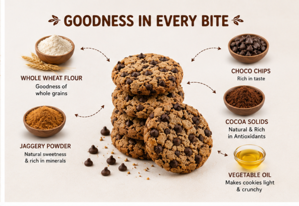 Millet Choco Chips Cookies