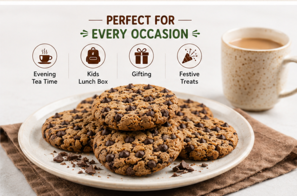 Millet Choco Chips Cookies