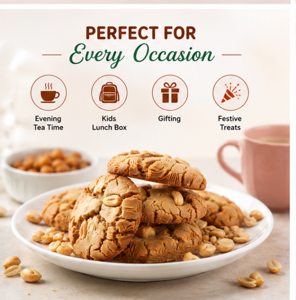 Millet Peanut Cookies